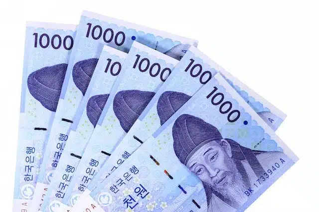Korean Money 1000 Won Front