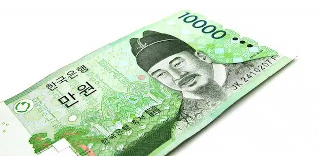 Korean Money 10000 Won Front
