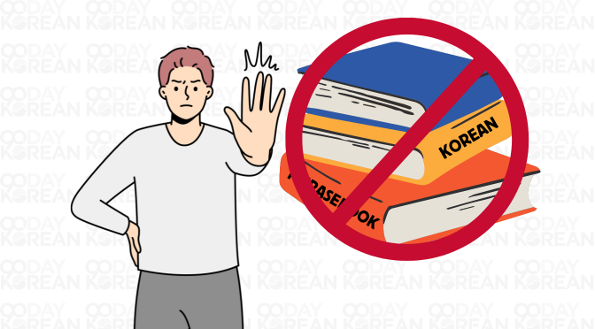 A man doing a stop gesture and a stack of books with the stop sign on top