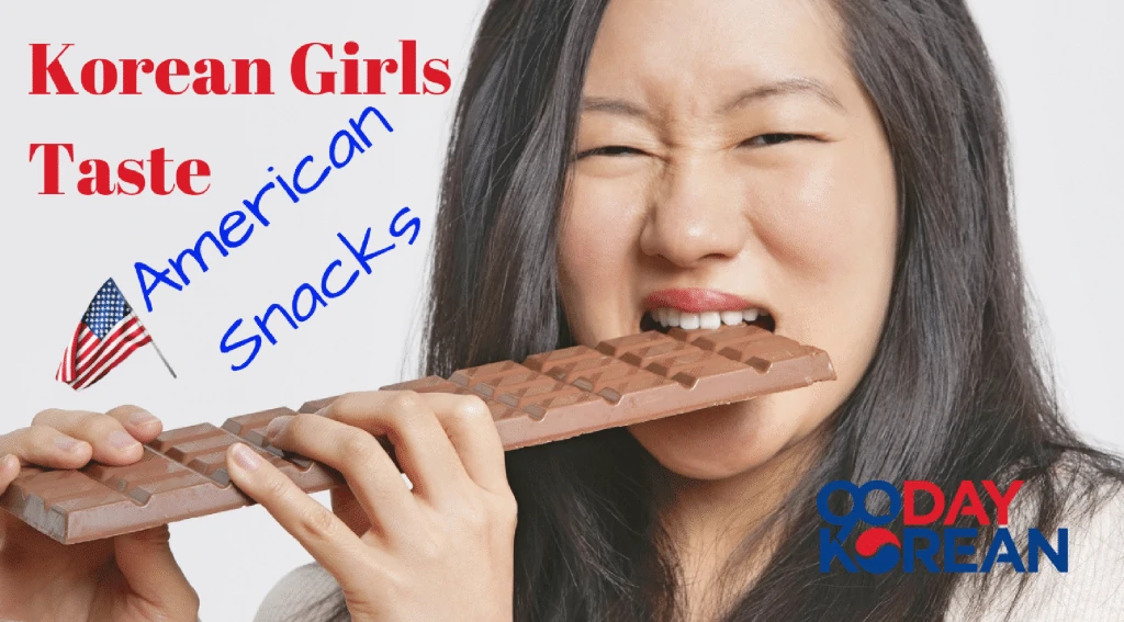 Korean Girls Taste American Snacks