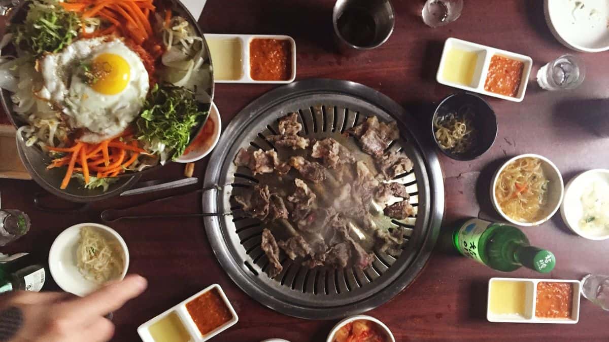 photo of Korean barbecue