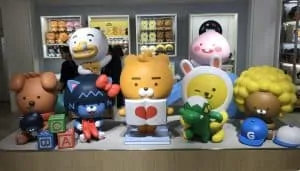 KakaoFriends at a flagship store in Gangnam, Seoul, South Korea