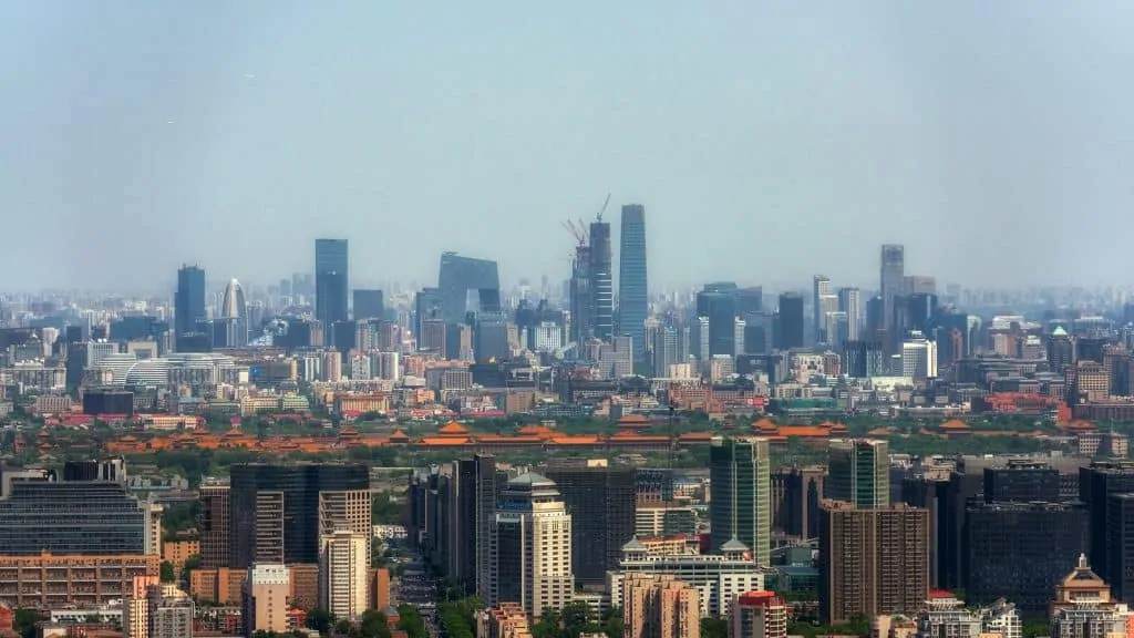 Picture of Beijing, China skyline