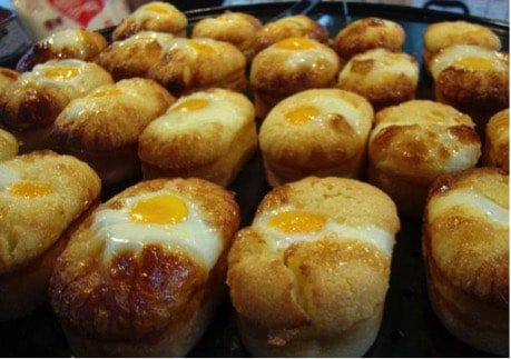 Korean street food egg bread