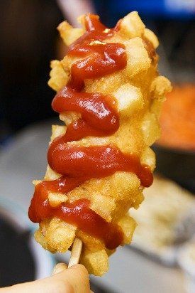 Korean Street Food 18 French Fry Hot Dog