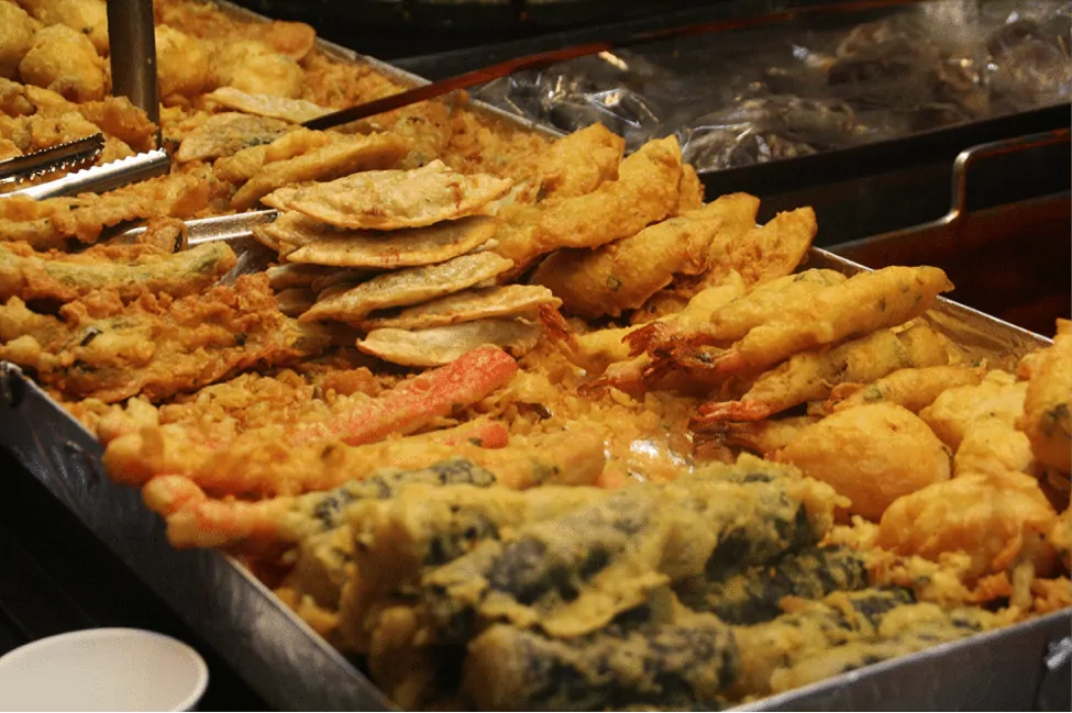 Korean street food fried snacks