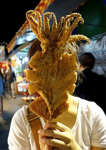 Korean Street Food 19 Deep-fried squid