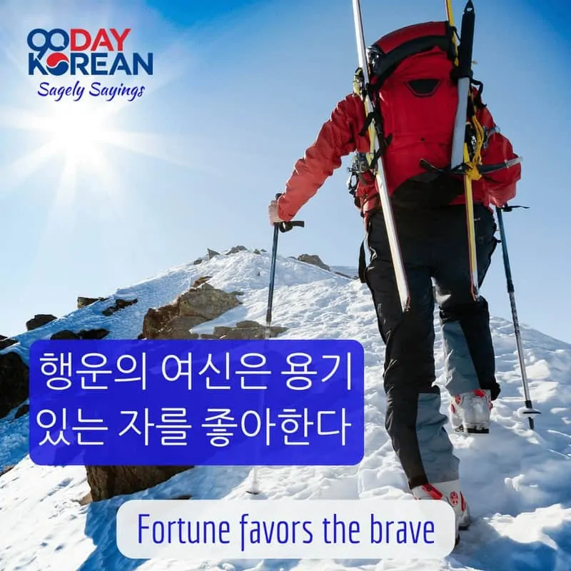 Fortune favors the brave