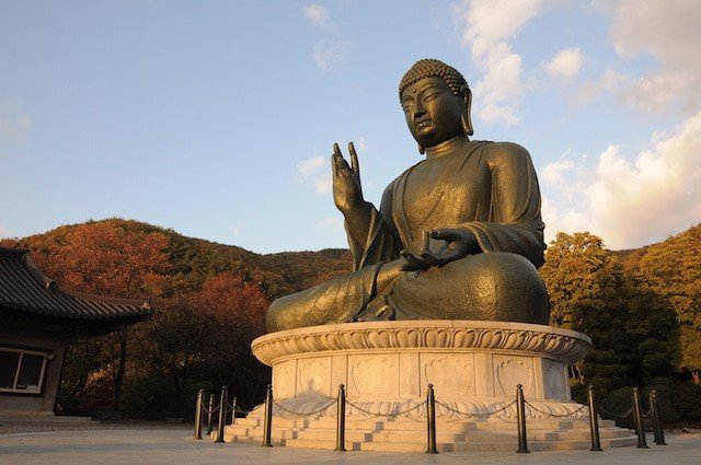 Statue of Buddha in Korea