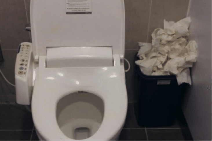 Fun Fact about South Korea 7 Toilet Paper