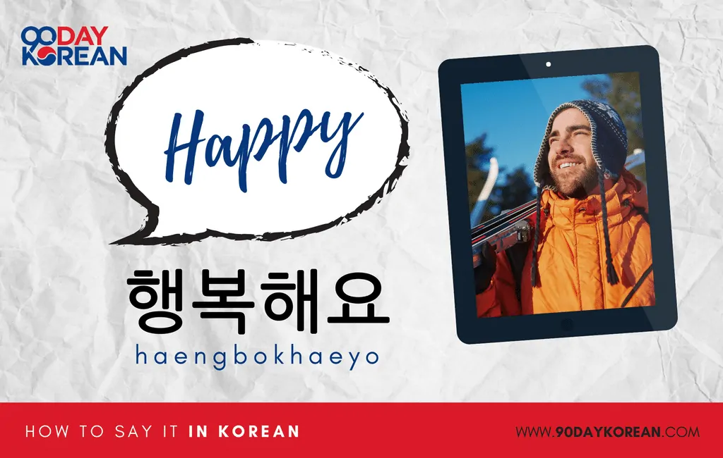 How to Say Happy in Korean standard