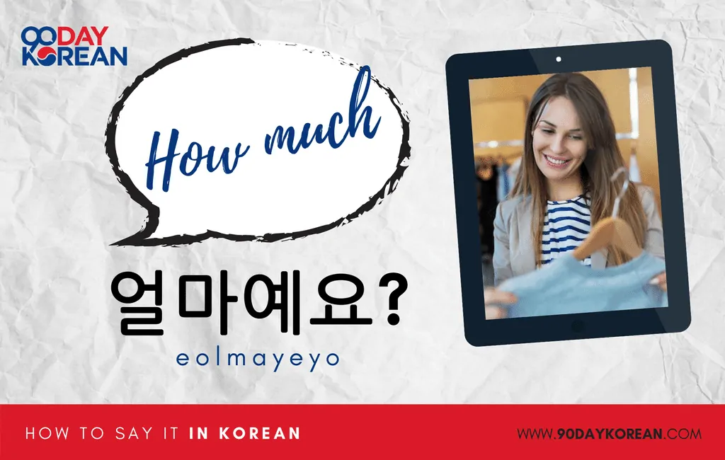 How to Say How Much in Korean standard