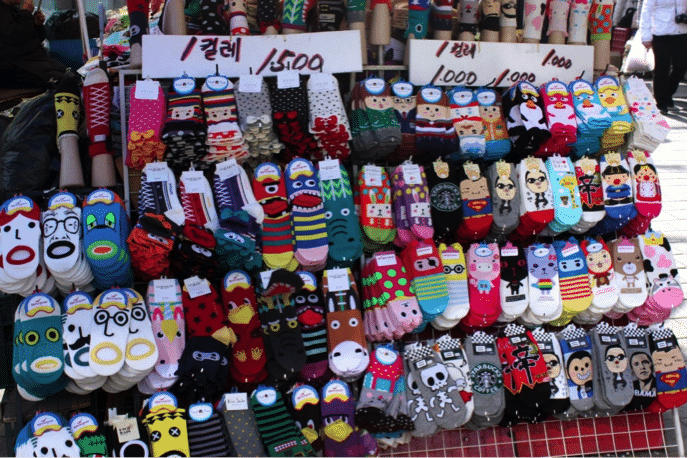 Korean Souvenirs 3 Fun Socks