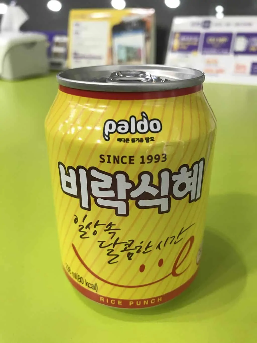 Can of Paldo Korean Sikhye