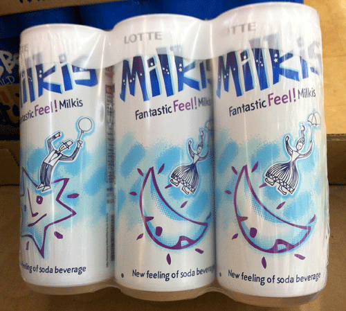 Mlikis Korean drink by Lotte