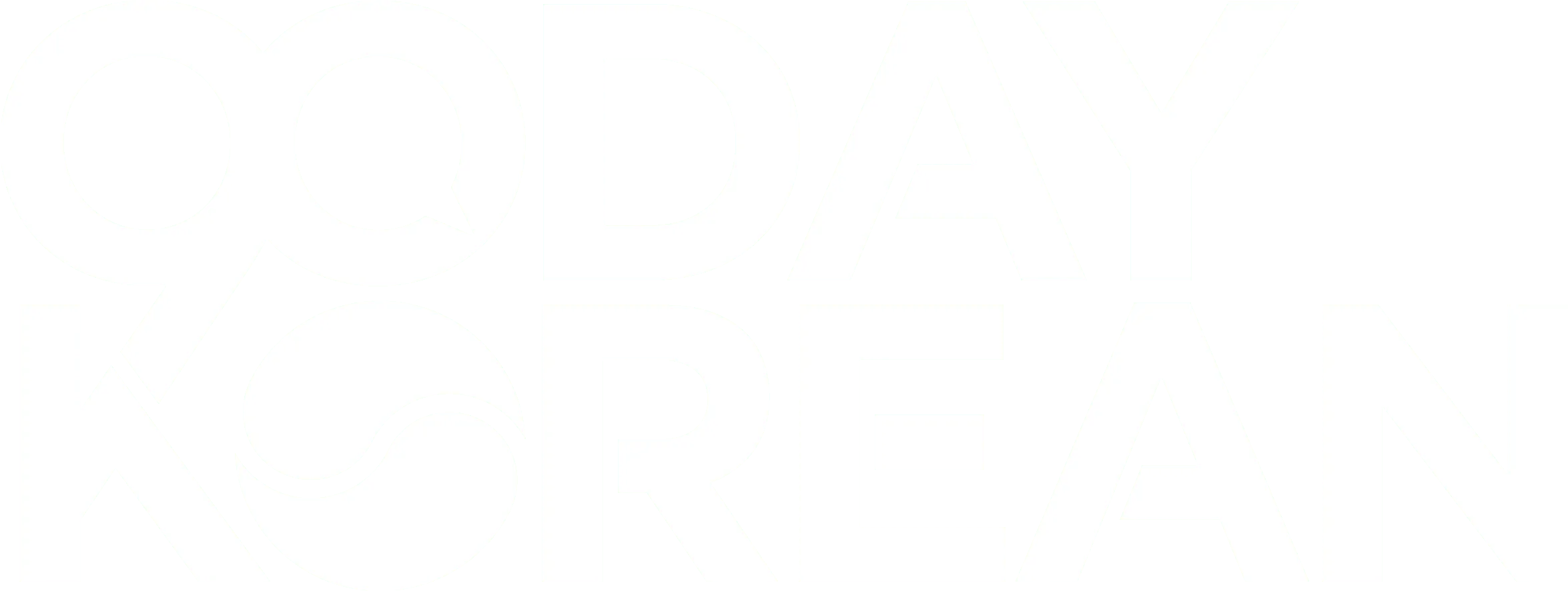 90 Day Korean White Logo