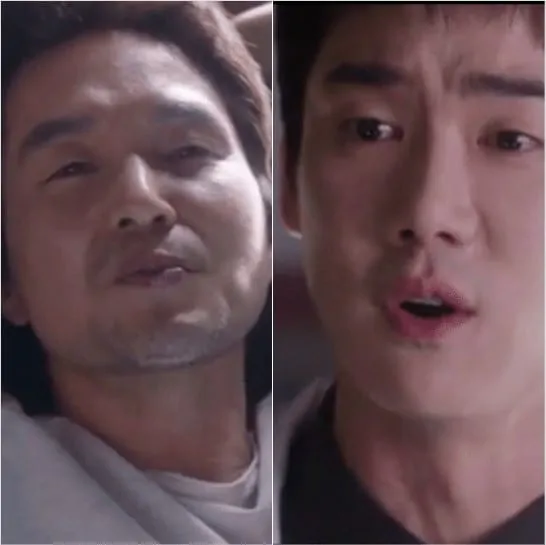 Doctor Kim and Kang Dong-Joo arguing with each other