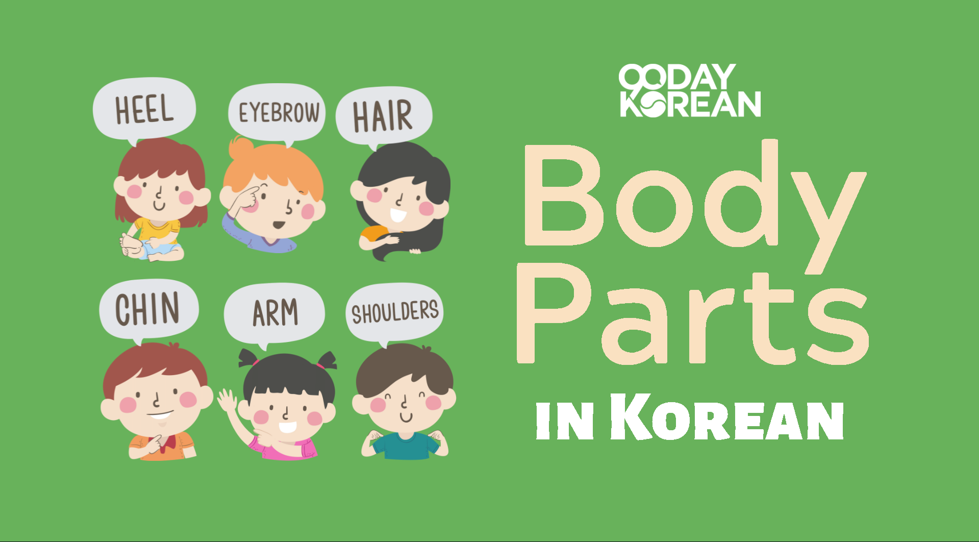 Body Parts in Korean - Learn the terms from head to toe