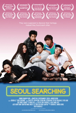 Movie Poster for the Seoul searching with six people facing forward