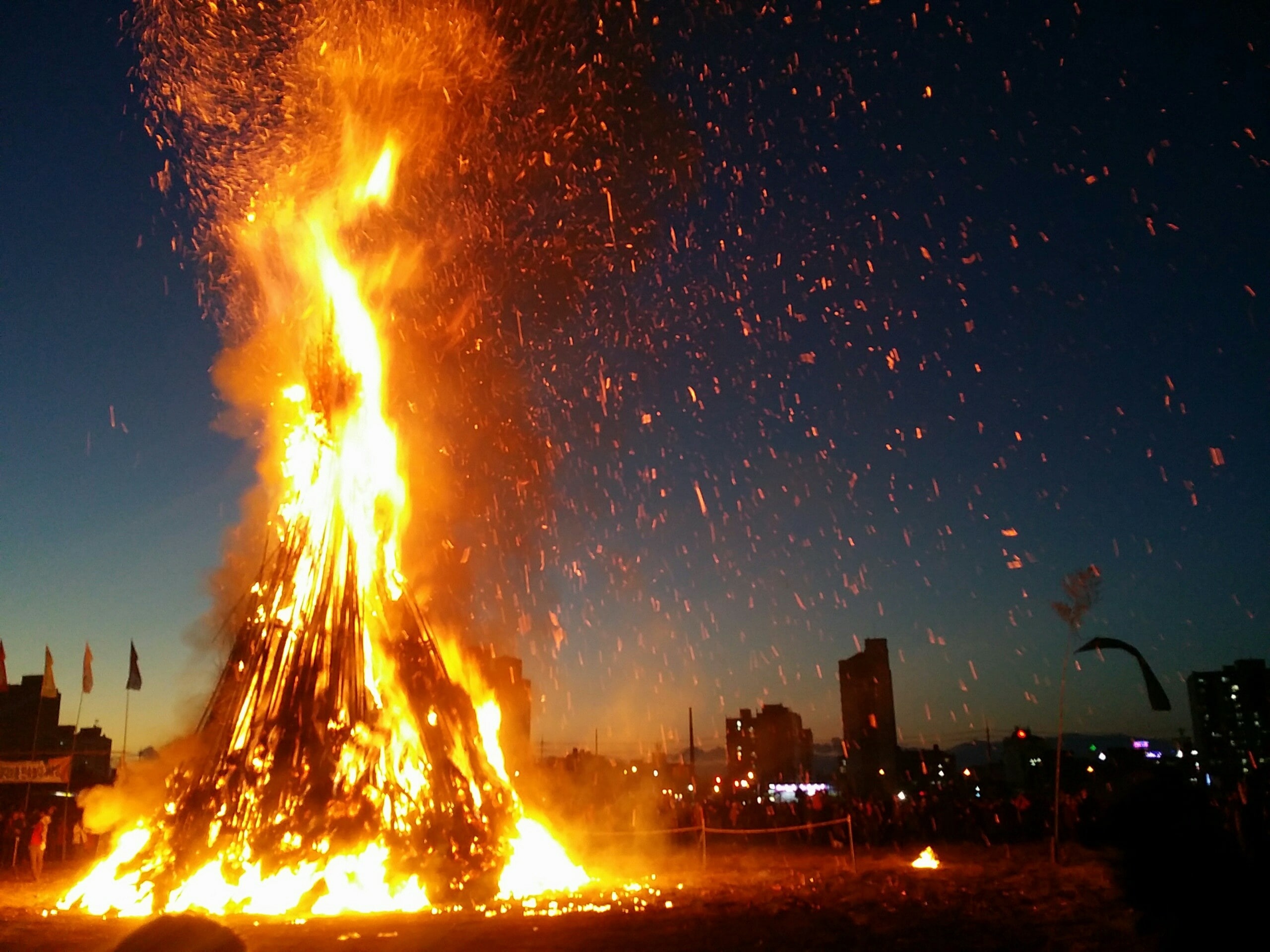 Bonfire for Daeboreum